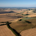 The Ridgeway  at  Monkton Down Wiltshire  aerial photograph