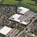 Spitfire Retail Park Trowbridge BA14 0RQ   Wiltshire aerial photograph