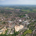 Trowbridge   Wiltshire aerial photograph