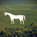 Westbury White Horse aerial photograph 