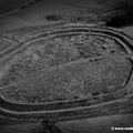 Barbury Castle  Iron age hillfort aerial photo
