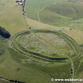Barbury Castle  Iron age hillfort aerial photo