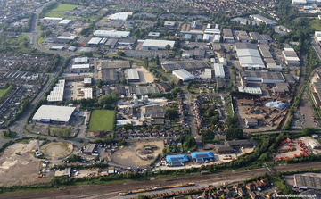 Elgin Industrial Estate  Swindon aerial photograph