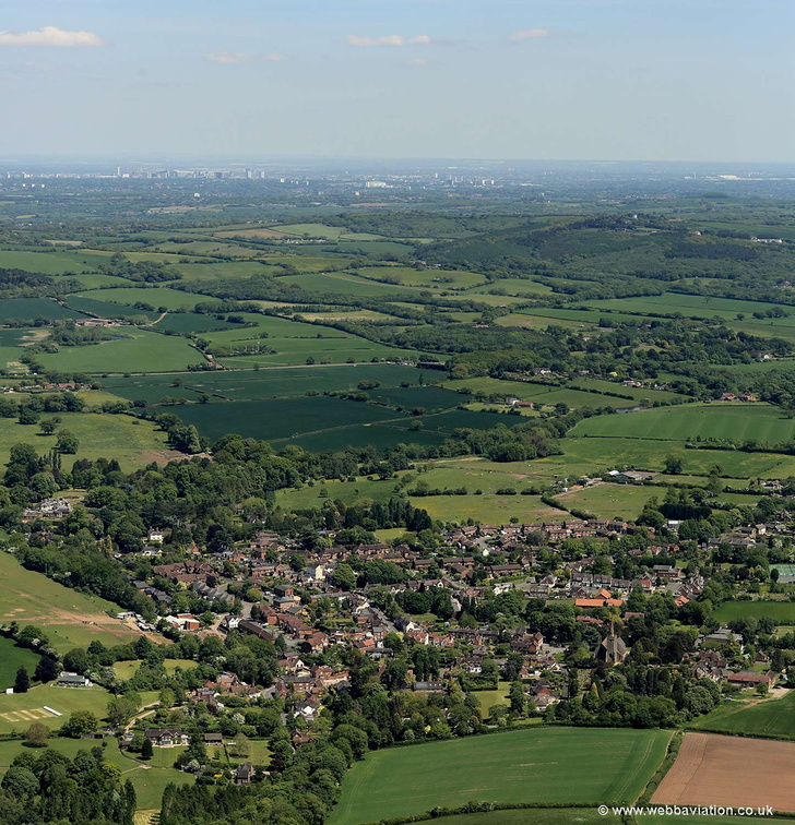 Belbroughton Worcestershire  aerial photograph