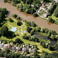 Riverside North Park Bewdley from the air