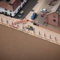 demountable flood defences from the air
