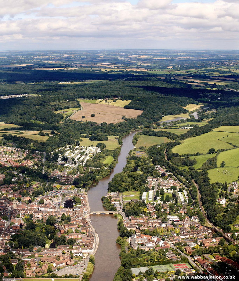  The River Severn  Bewdley from the air