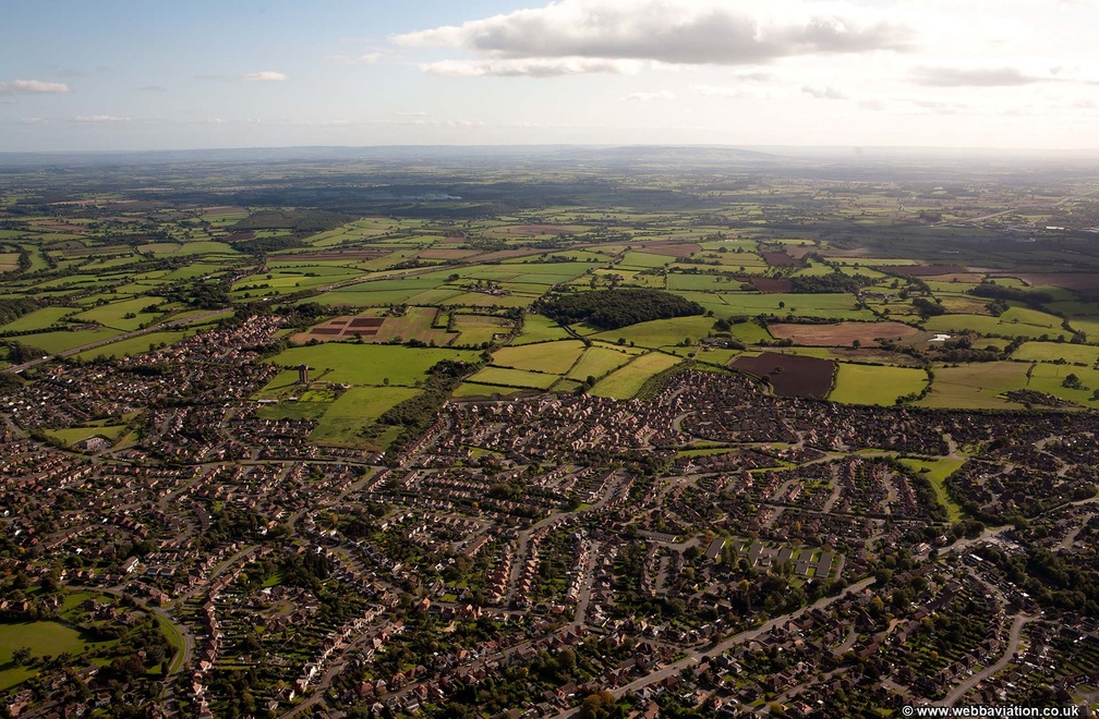 Droitwich   from the air