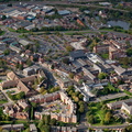 Droitwich Spa  town centre from the air