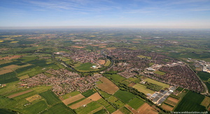  Evesham Worcestershire from the air