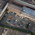   Victoria Carpet works Kidderminster from the air