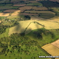 Meon Hill Iron Age Hillfort Worcestershire aerial photograph 