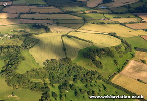 Meon Hill Iron Age Hillfort Worcestershire aerial photograph 