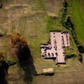Bordesley Abbey Worcestershire from the air