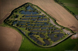 Lower Park Fishery Beoley, Redditch  from the air