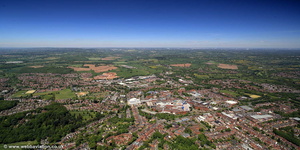 Redditch Worcestershire  aerial photograph