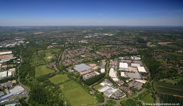 Washford Industrial Estate, Heming Road, Redditch Worcestershire  aerial photograph