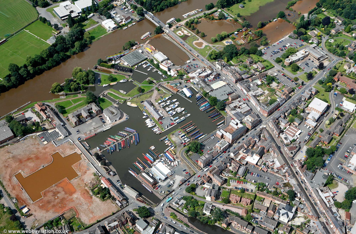 Stourport-on-Severn from the air