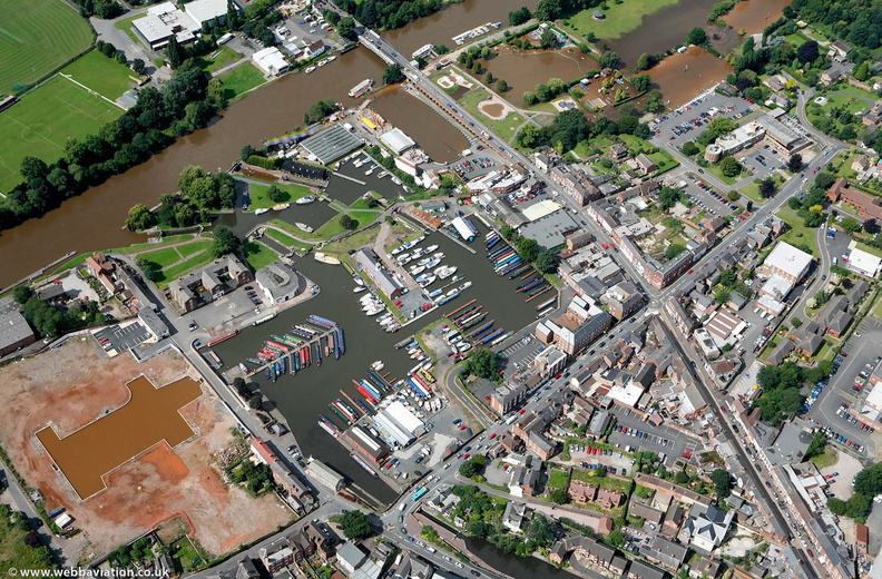 Stourport-on-Severn from the air