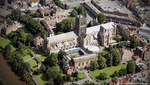 Worcester Cathedral from the air