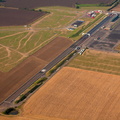Santa Pod Raceway   from the air