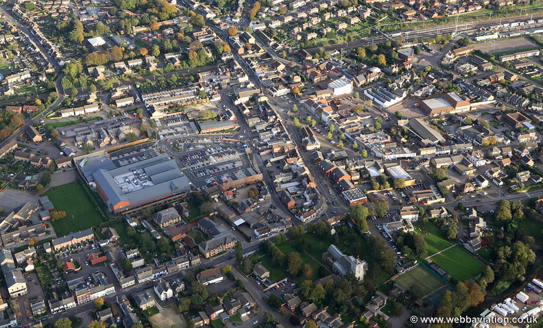 Biggleswade from the air