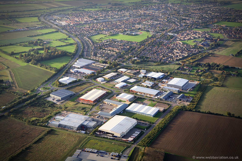 Stratton Business Park, Biggleswade from the air