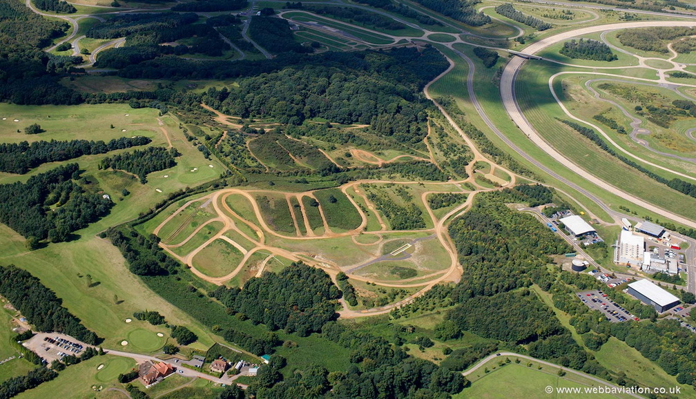 off-road testing facilities at Millbrook Proving Ground  from the air