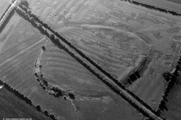 Belsars Hill  Iron Age hillfort from the air