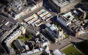 St Mary the Great's Church  from the air 