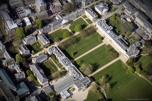 Downing College, Cambridge Cambridge from the air
