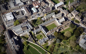 Peterhouse, Cambridge from the air