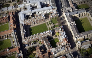 St Catharine's College, Cambridge from the air