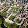 Trinity College, Cambridge from the air 