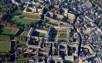 Trinity College, Cambridge from the air