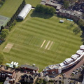 University of Cambridge's cricket ground  Fenner's   from the air