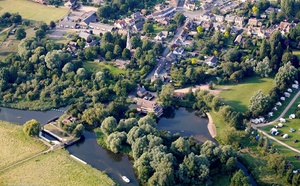 Houghton  Cambridgeshire  from the air