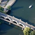 Huntingdon Bridge  from the air
