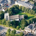 St Mary's Church  Huntingdon  from the air