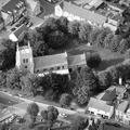 St Mary's Church  Huntingdon  from the air