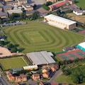 King George V Playing Field  Huntingdon  from the air