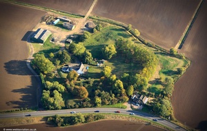  Horsey Hill English Civil War fortification  from the air