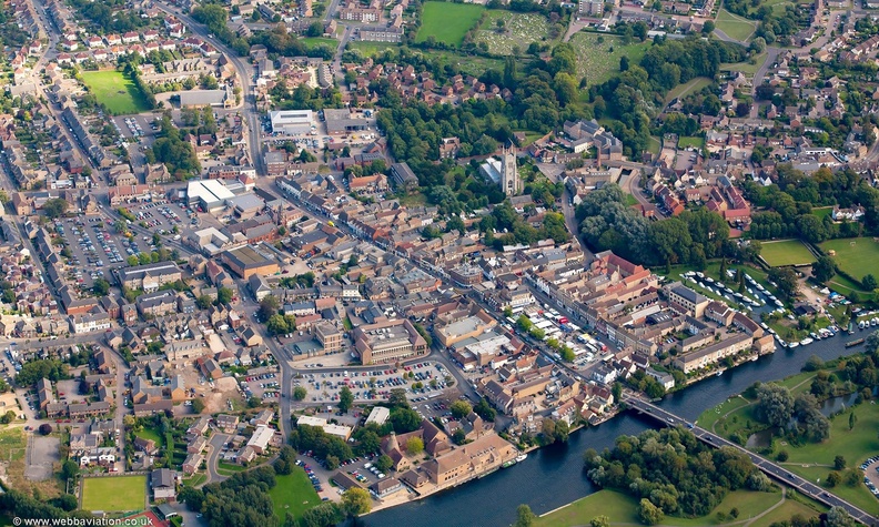 Saint Neots from the air