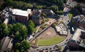 Chester Roman Amphitheatre from the air