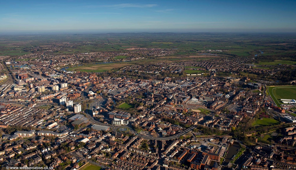  Chester city panorama from the air