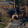 St John the Baptist's Church, Chester from the air