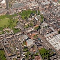 Northgate Street Chester city centre  from the air