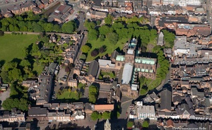Chester Cathedral from the air