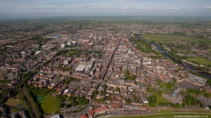 Chester from the air