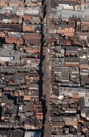 higgledy-piggledy rooftops from the air